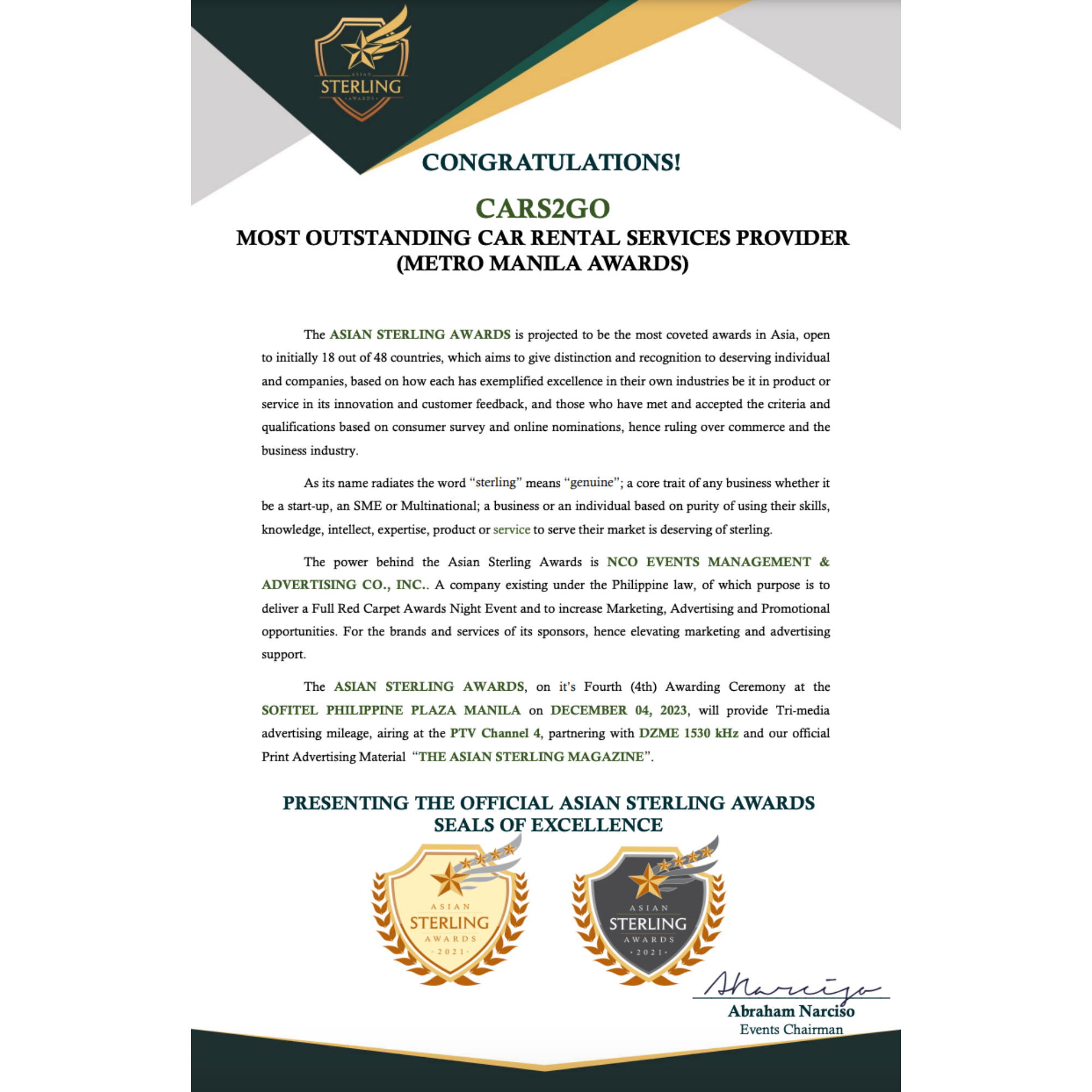 Award 1